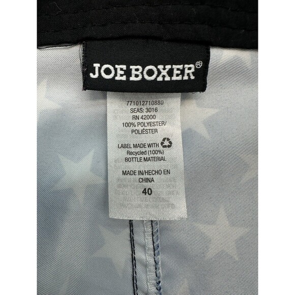 Joe Boxer Board Shorts Men's 40 Retro Tropical Stars Patriotic Unlined Blue Red - Picture 5 of 10